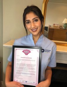 Gulshan Dhanoya of Honour Health has been shortlisted as a finalist in the teeth whitening category at the Aesthetic Dentistry Awards 2019